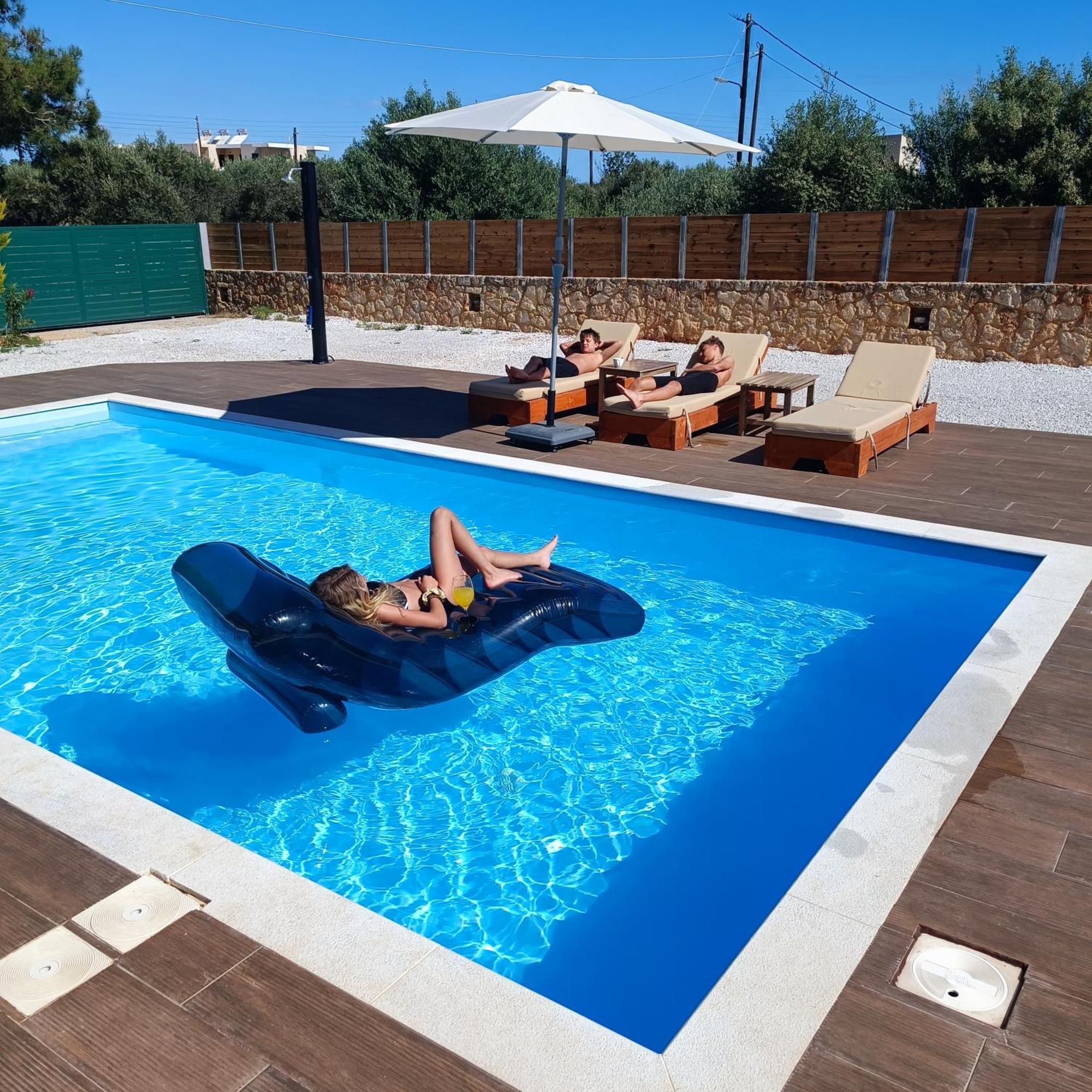 Drosoula Villa 3Bdr Private Swimming Pool Chorafakia Ngoại thất bức ảnh