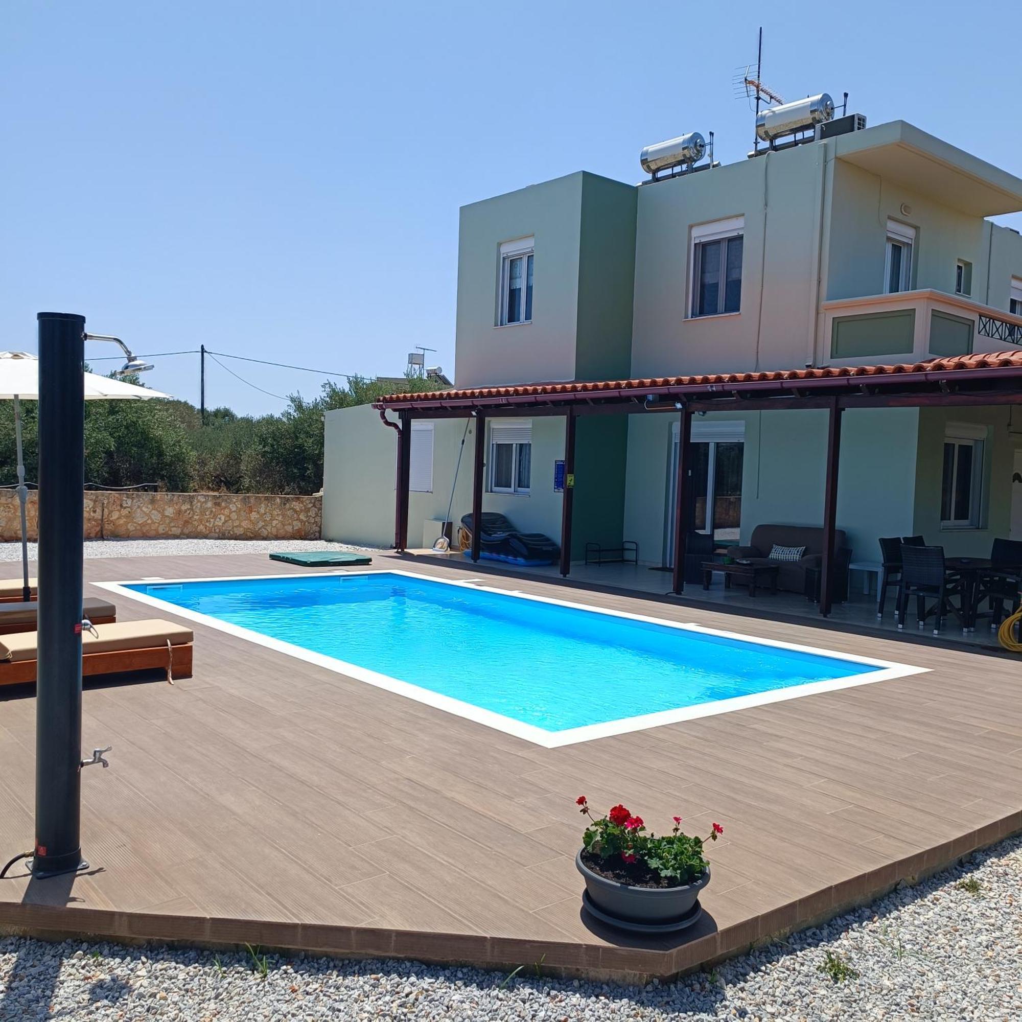 Drosoula Villa 3Bdr Private Swimming Pool Chorafakia Ngoại thất bức ảnh