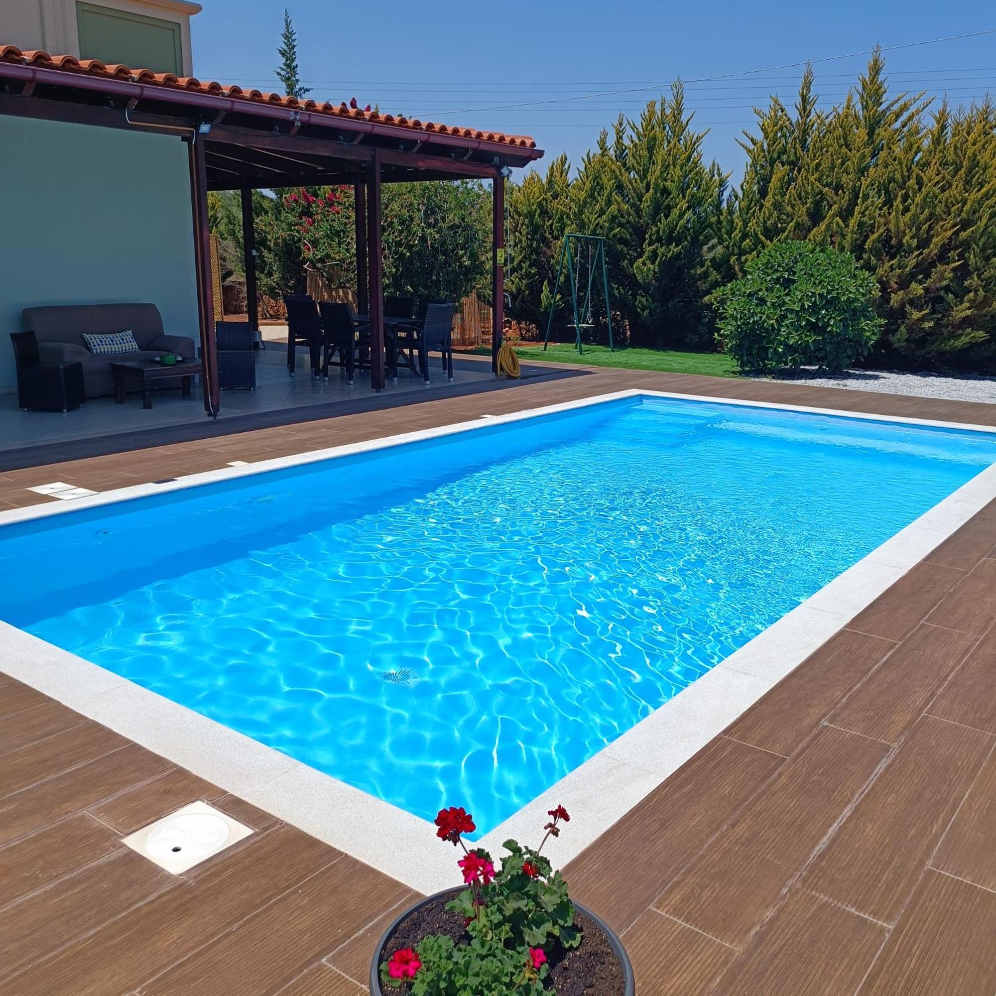 Drosoula Villa 3Bdr Private Swimming Pool Chorafakia Ngoại thất bức ảnh