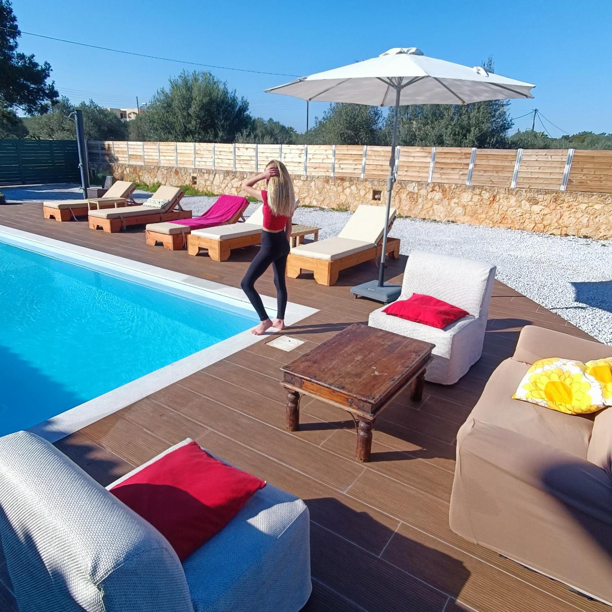 Drosoula Villa 3Bdr Private Swimming Pool Chorafakia Ngoại thất bức ảnh